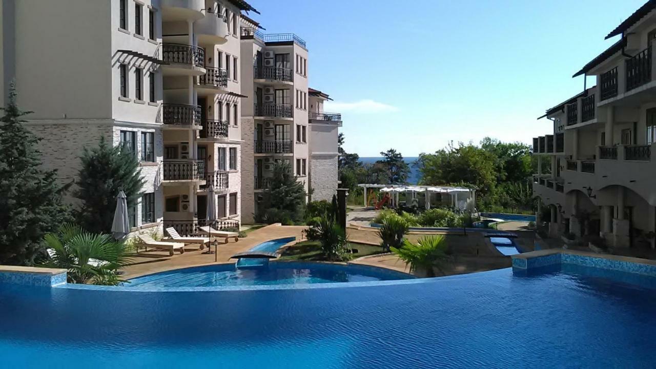 Beautiful 1St-Line Seaview Private Appartement In The Cliff Resort Obzor Exteriér fotografie